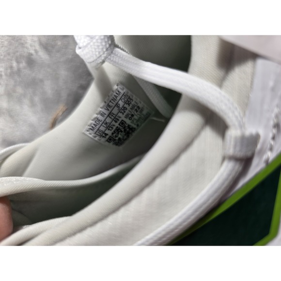 Adidas Men\'s‎ Adizero Afterburner 8 Metal Baseball Cleats White/Green Size 14